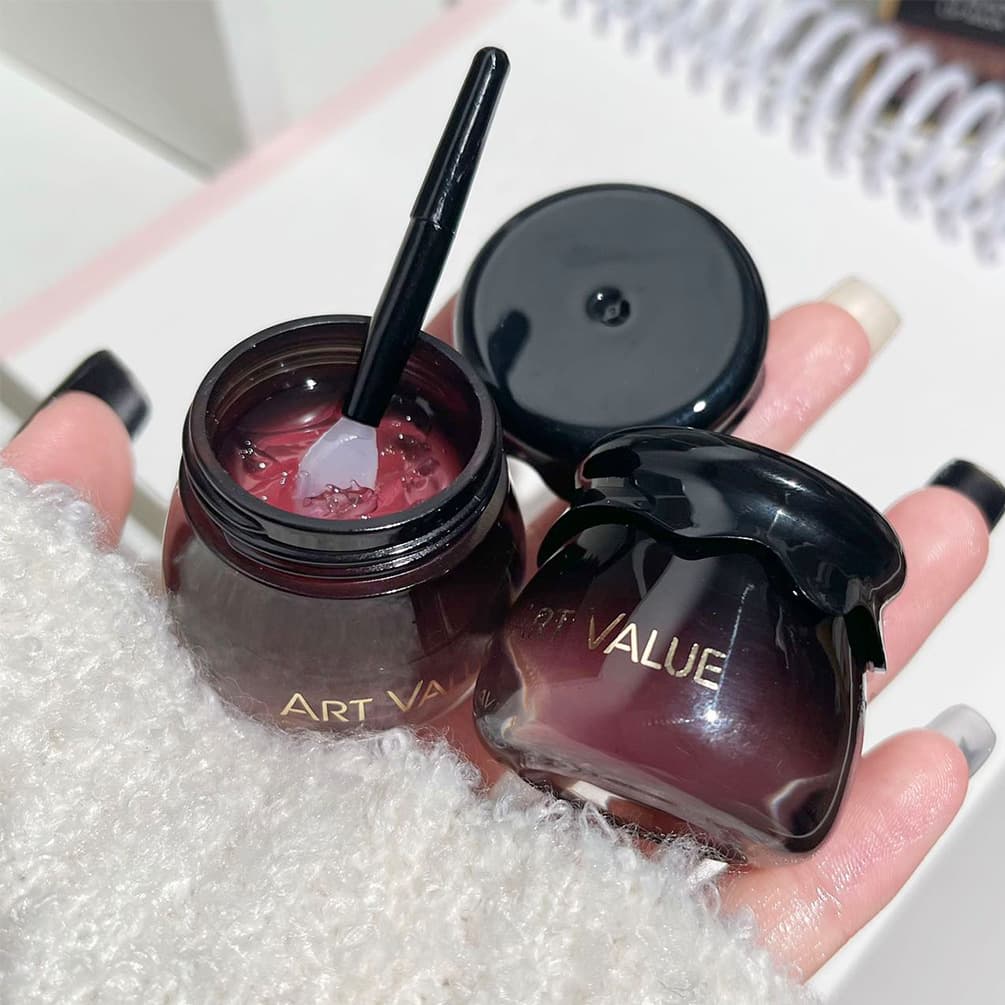 ArtValue Little Black Jar Lip Mask Moisturizing Lip Balm Lip Care Fades Lip Lines Refreshing Cross-Border Wholesale Lip