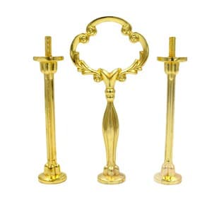 Thickened Sunflower Zinc Alloy Fruit Tray Rack Cake Dessert Plate String Double-layer Multi-layer Tray Rack Fruit Tray Support Rod Three-layer