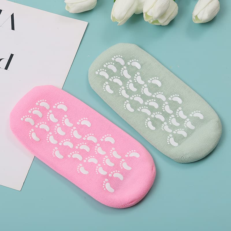 Essential Oil Gel Foot Mask Socks Hand Mask Feet Care Set Socks Foot Care Feather Gauze Hand Masks