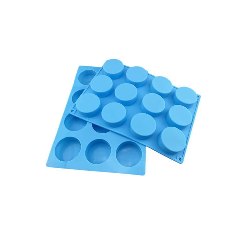 Silicone 12-Cup Cylindrical Baking Mold Cake Mold Baking Tool Cookie Mold