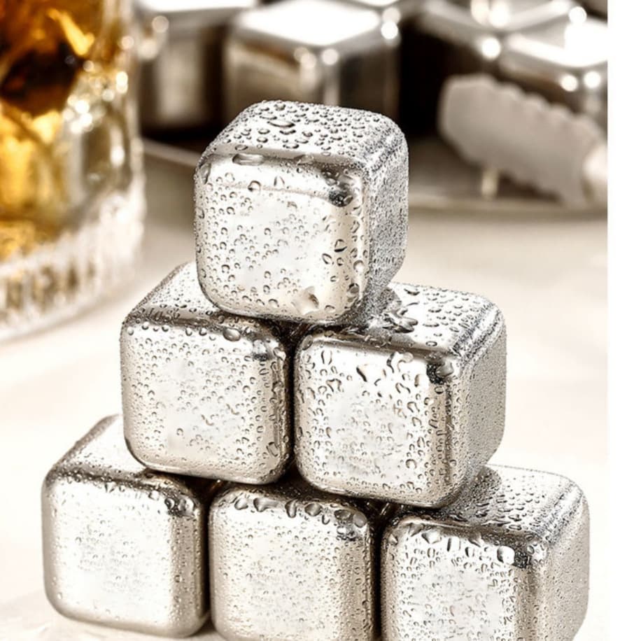 304 stainless steel ice cubes ice stones beer whiskey ice-cooling miracle reusable household metal quick-freeze ice pellets