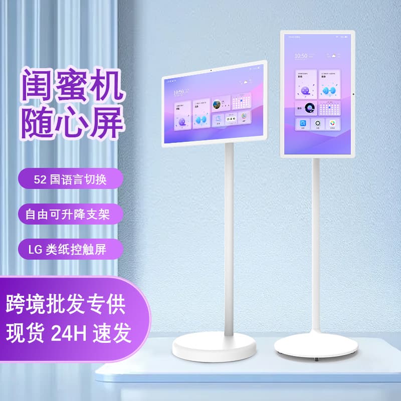 Factory Direct 25 inch Companion Machine Stock Wholesale Wireless Live Casting Bluetooth Remote Portable Smart Screen