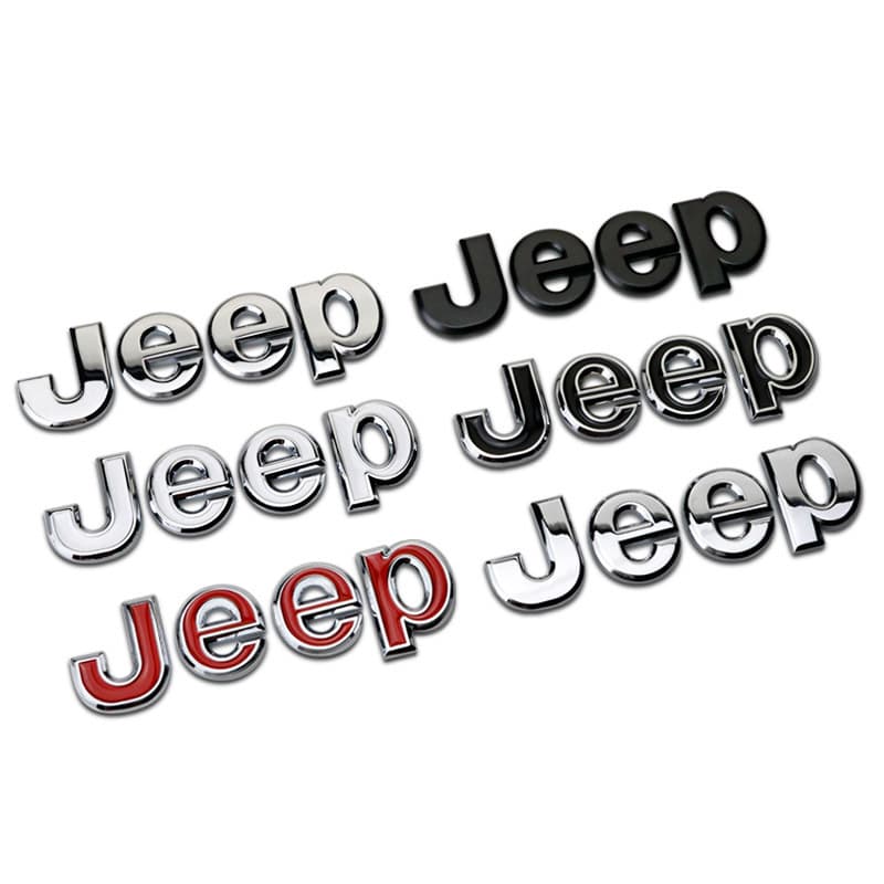 Suitable for jeep Wrangler Grand Cherokee Guide free light chivalrous car logo tail car body sticker decorative sticker