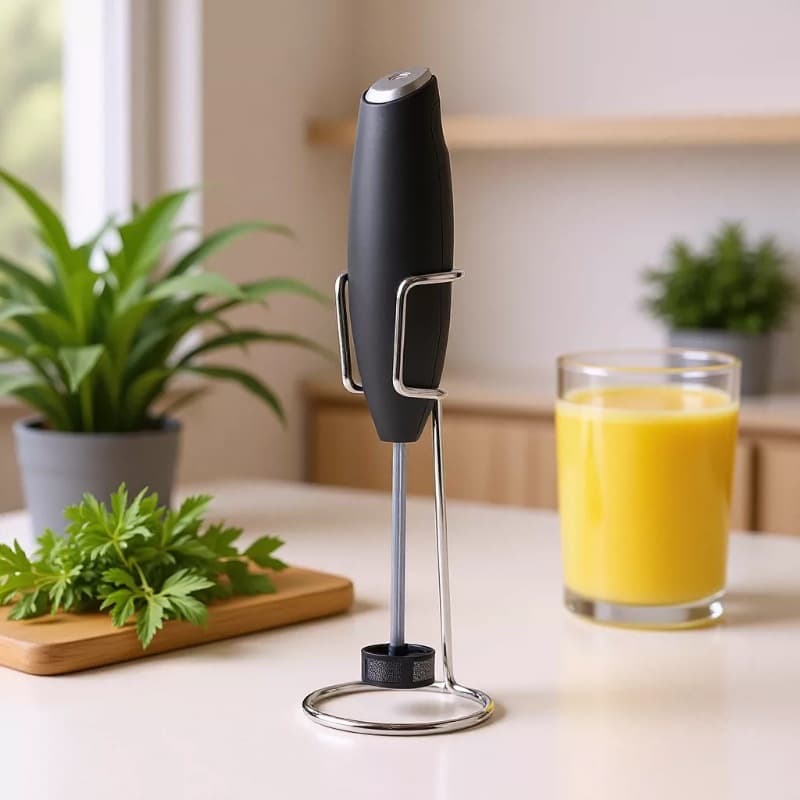 【Carefully Selected】Kitchen Multifunctional Mini Rechargeable Electric Milk Frother Coffee Stirrer Milk Frother Powdered Milk Mixer
