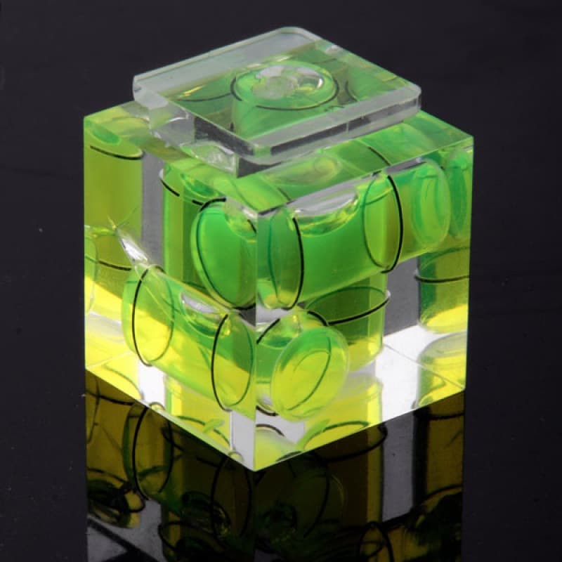 Hot Shoe Spirit Level, Three-Way Level, 3D Level, Three-Bubble Camera 3D Level