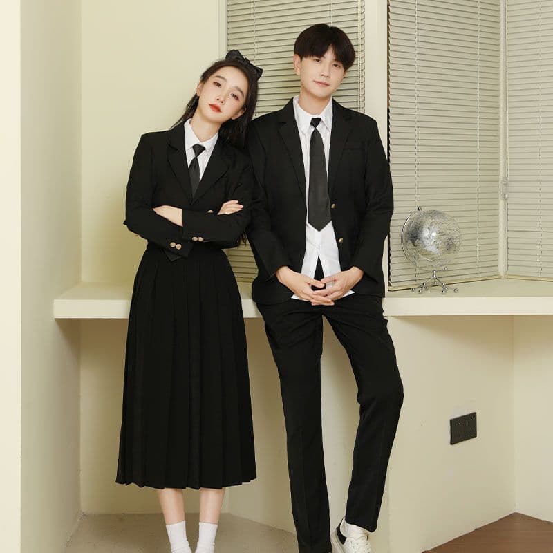 Spring Korean-style JK Uniform for Junior High School, College-style Graduation Photo Suit, High School Performance Chorus Outfit