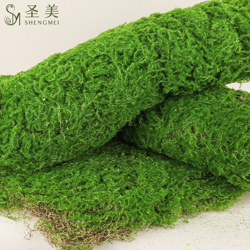 Artificial moss turf, artificial lawn, plant landscape, green plant scene, window display, bonsai, fake moss