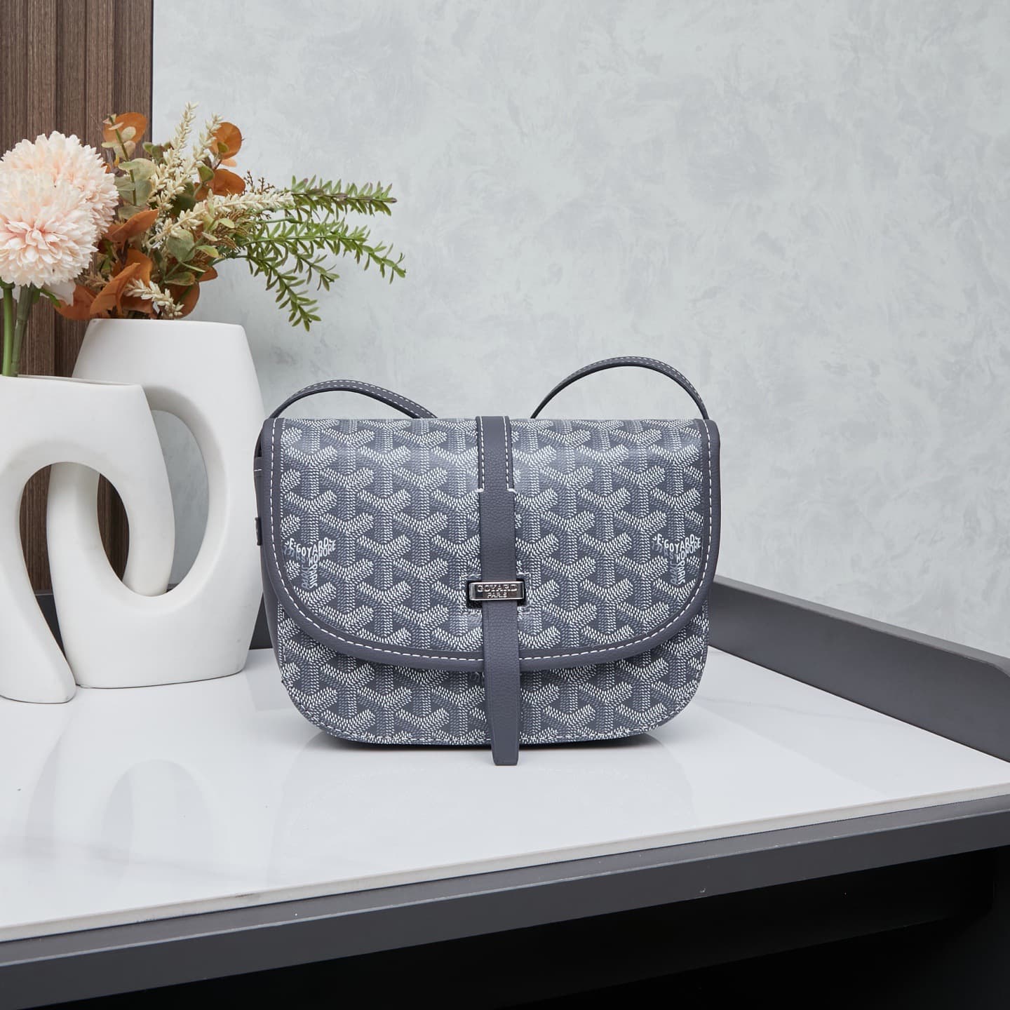 Goya 2025 Summer Saddle Bag Single Buckle Messenger Bag New Unisex Fashion Shoulder Crossbody Bag