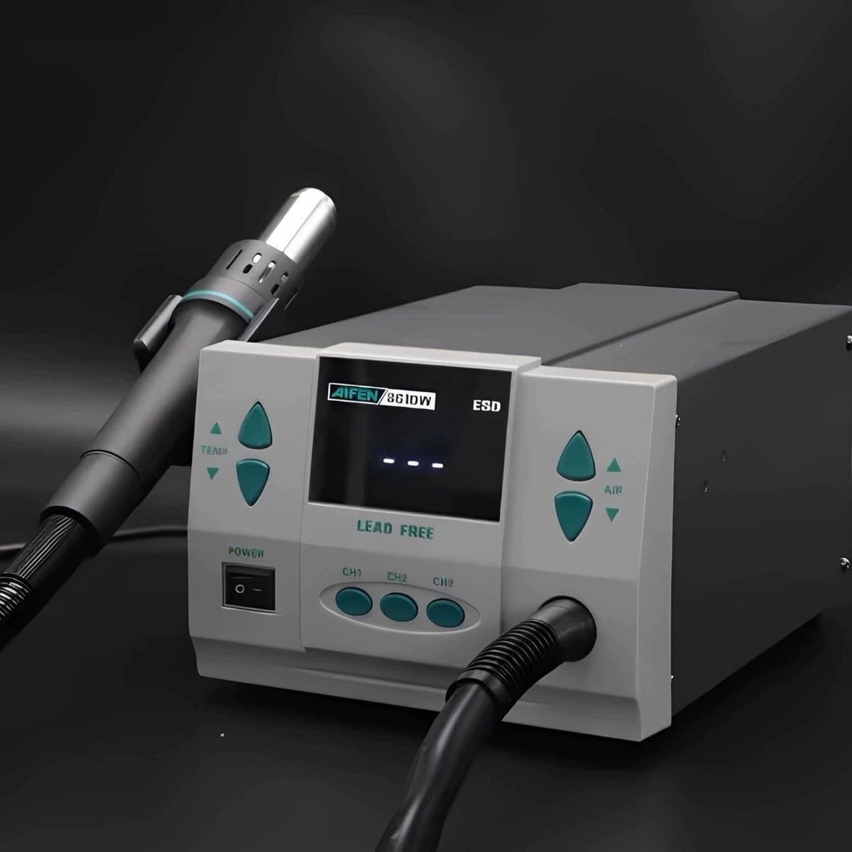 SUGON AIFEN 861DW Straight Air and Rotating Air 2-in-1 Hot Air Gun Rework Station for Phone Repair