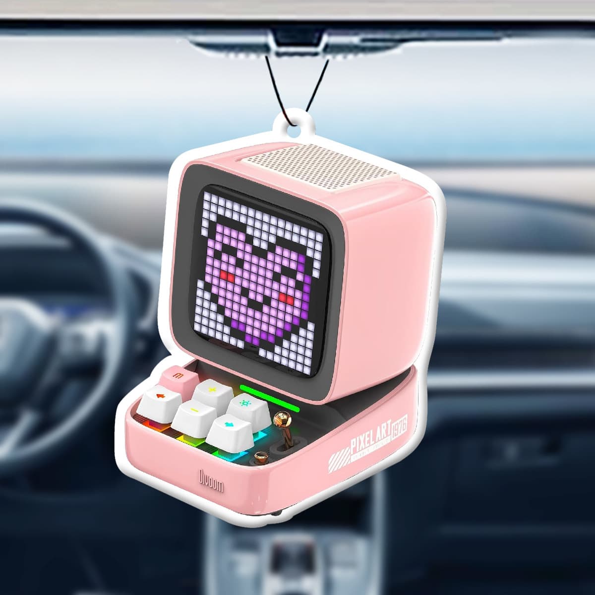 Car supplies essential oil aromatherapy tablets love retro classic game console cartoon car interior decoration pendant home