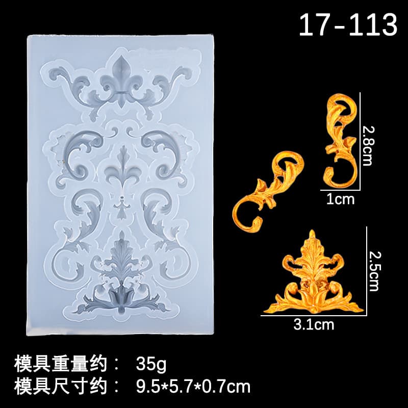 Vintage embossed lace edge silicone mold for fondant cake decoration baking pastry decoration wholesale stock