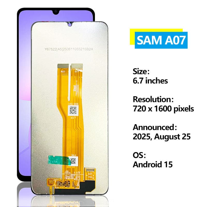 Suitable for Samsung SAM A07 A075 LCD display assembly mobile phone screen internal and external screen lcd all-pass
