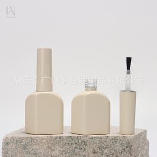 Factory Direct 12ml Nail Gel Glass Empty Bottle, Customizable Color LOGO Nail Gel Bottle, with Cap and Brush