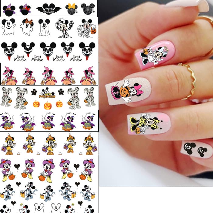 Halloween Cartoon Nail Art Stickers SHE264