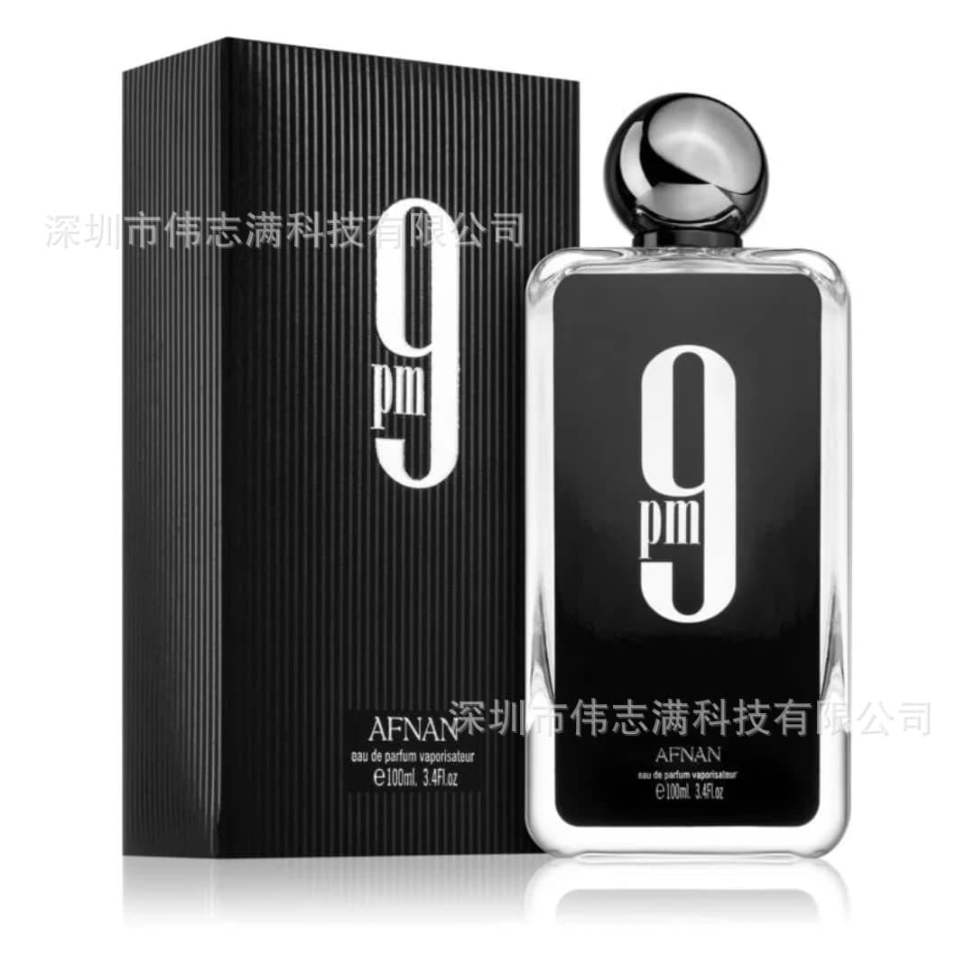 Cross-border Bestseller AFNAN 9 PM for Men Eau de Parfum Spray No.9 Universal Perfume.