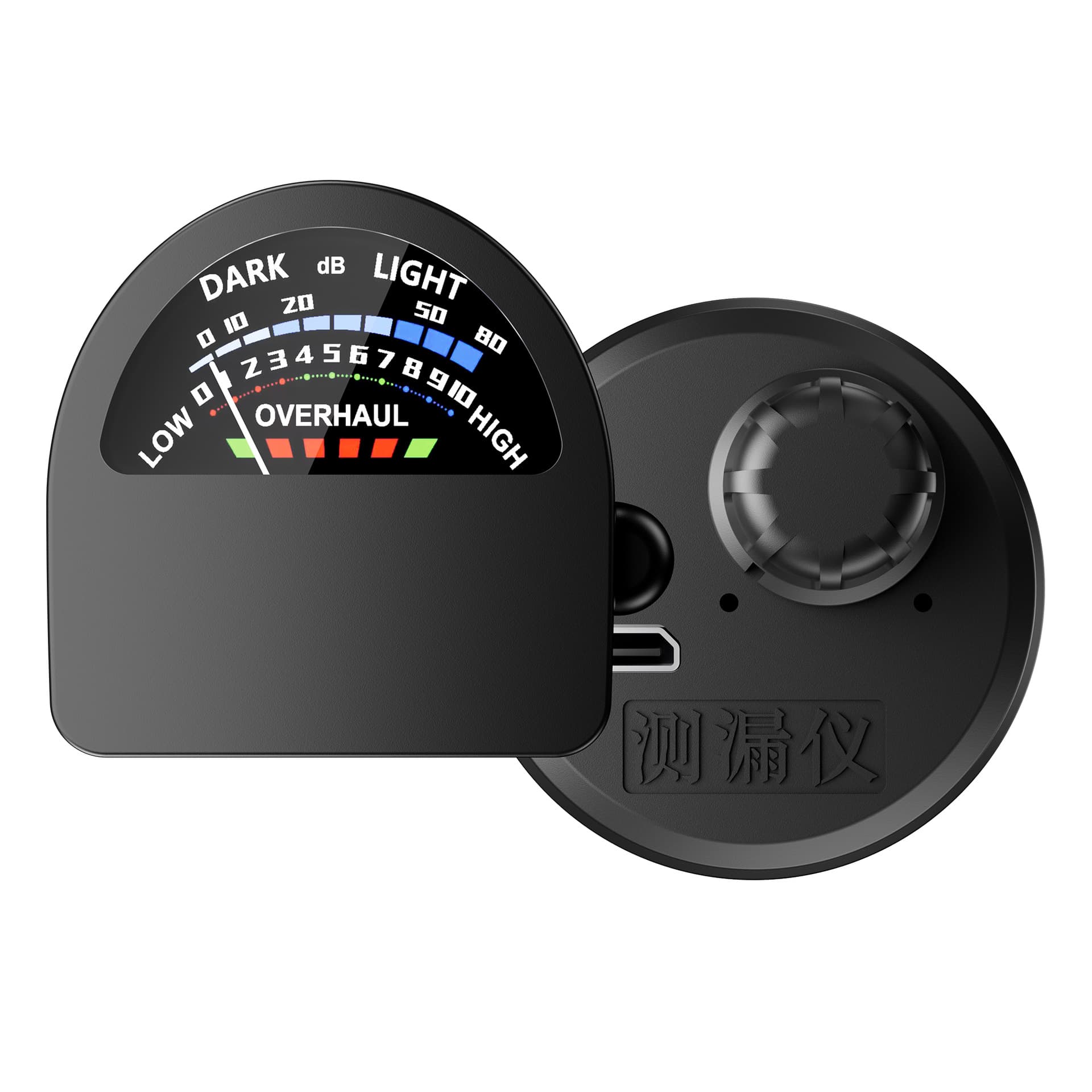 F01 Leak Detector Audio Sonic Wave Display Detection Force Scale Meter Audio Field Strength Visualizer
