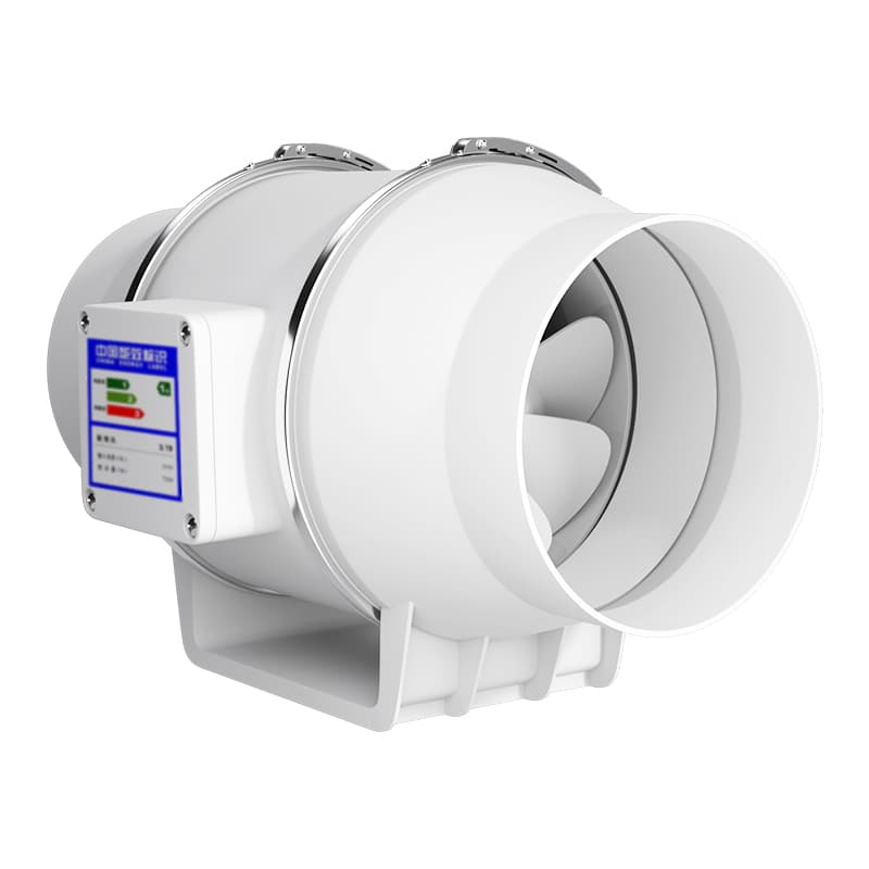Inline Duct Fan 110V-240V EU/US/AU Standard High-Power Ventilation Fan Mixed Flow Exhaust Fan