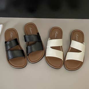 Flat Sandals for Women Summer Outdoor Fairy Style with Dresses Shopping Beach Vacation Flip Flops Factory