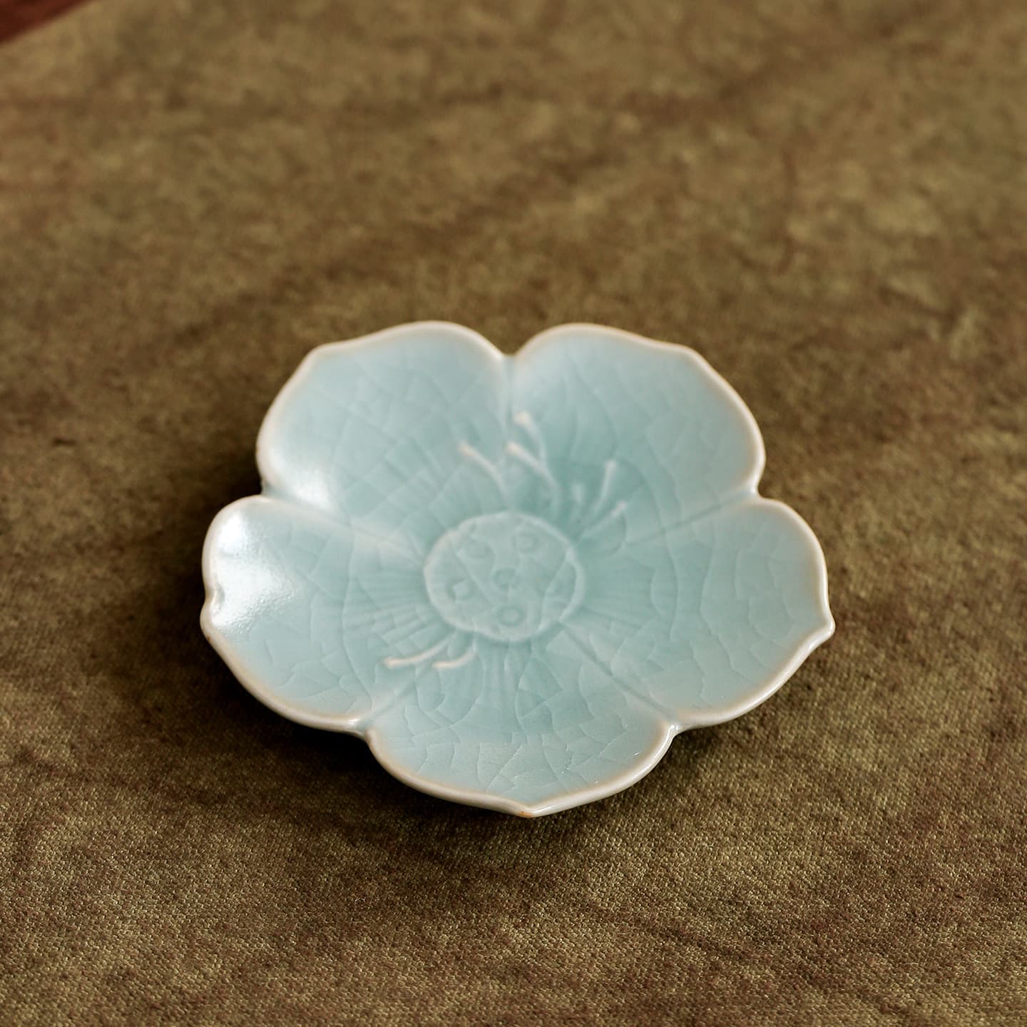 Ru Kiln Coaster Tea Tray Home Ceramic Cup Saucer Base Mat Heat Insulation Pad Tea Set Accessories Cup Dish Tea Mat