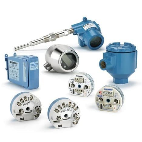 Emerson 644 Temperature Transmitter Sensor 644RANAQ4RK Rail Mounted Temperature Control Module for Temperature Measurement