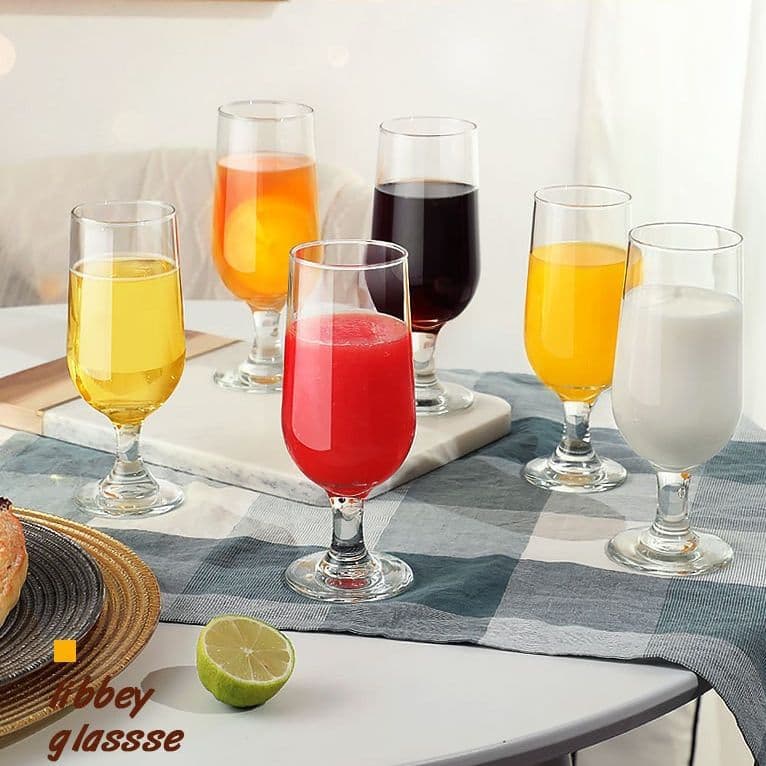 Delight Glass Multi-Purpose Beer Mug with Foot for Hotel Creative Single-Layer NaCa Glass Can Print Logo for Restaurant Bar KTV Home