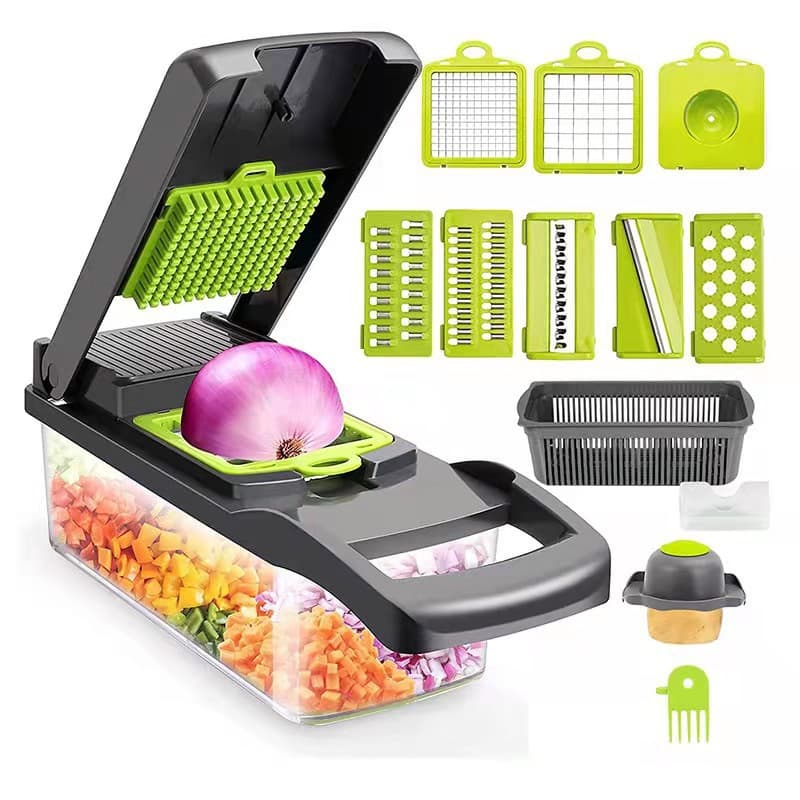 Multi-Function Vegetable Chopper for Amazon Cross-Border Kitchen Dicer Grater Shredder Set Vegetable Cutter
