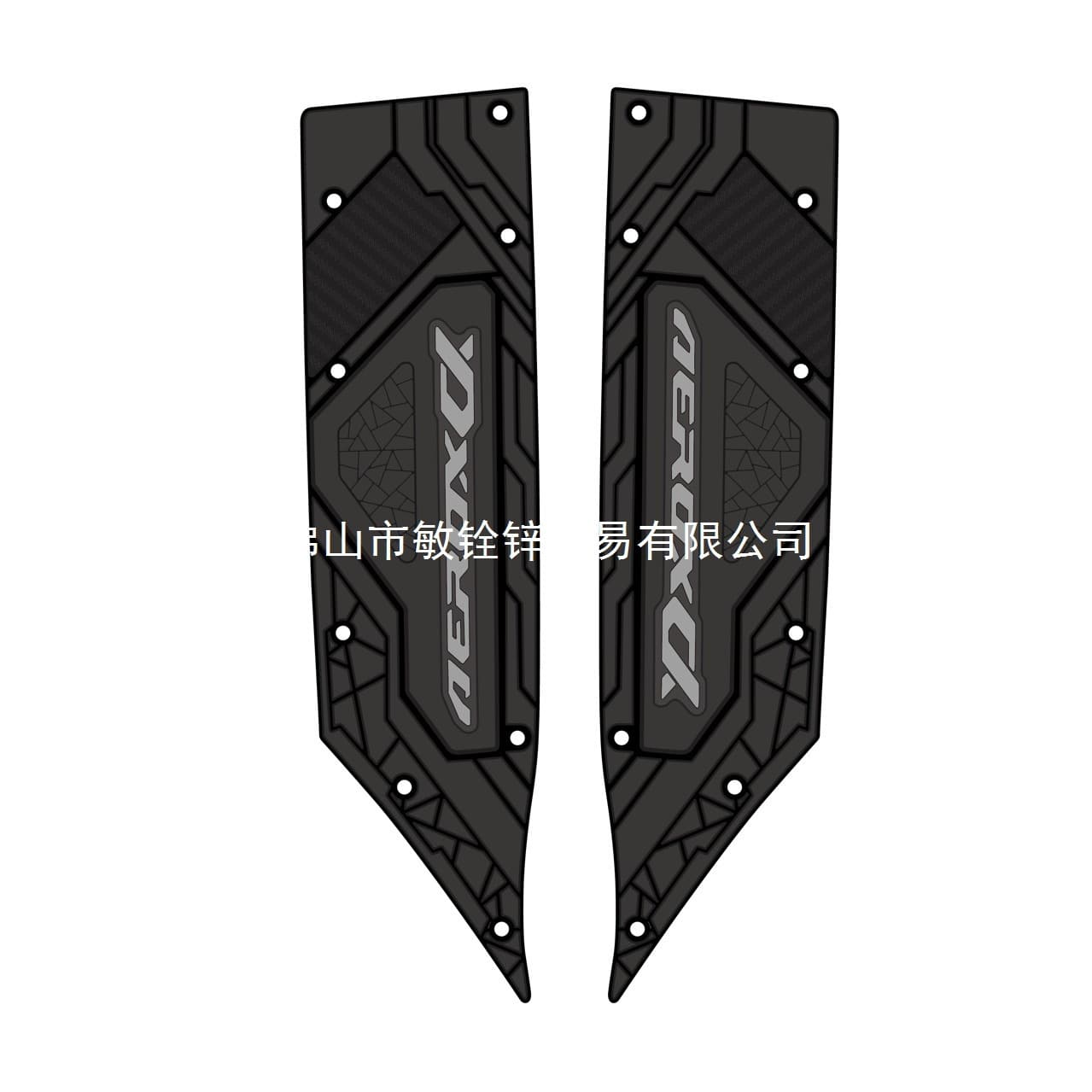 Motorcycle Accessories for AEROX 155 Modified Footpeg Rubber Anti-Slip Pedal Protector Sticker 2025 New Model