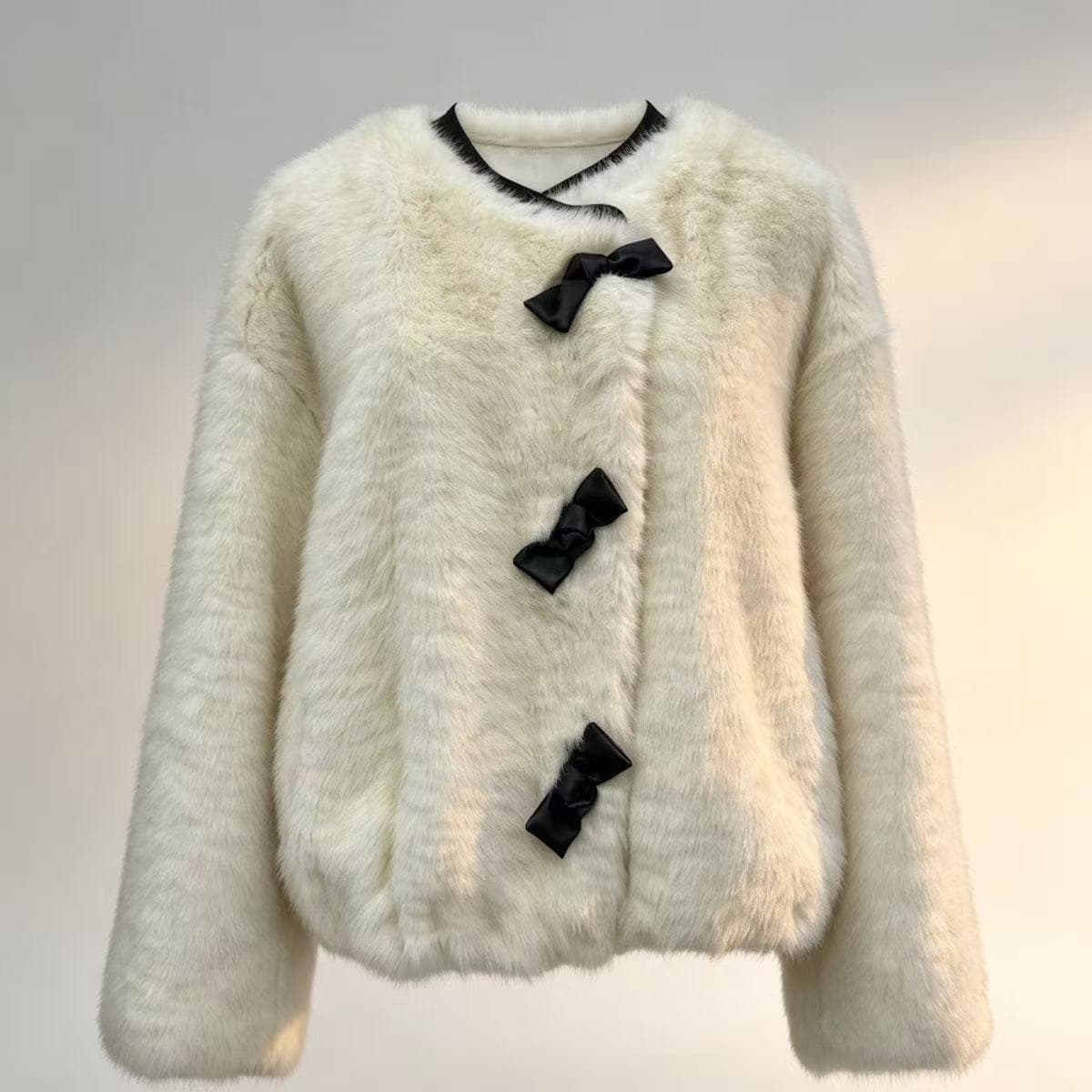 New Trendy Chanel-Style Jacket, Faux Fur Lined, Eco-Friendly Thick Warm Short Coat, Stylish Viral Women's Top