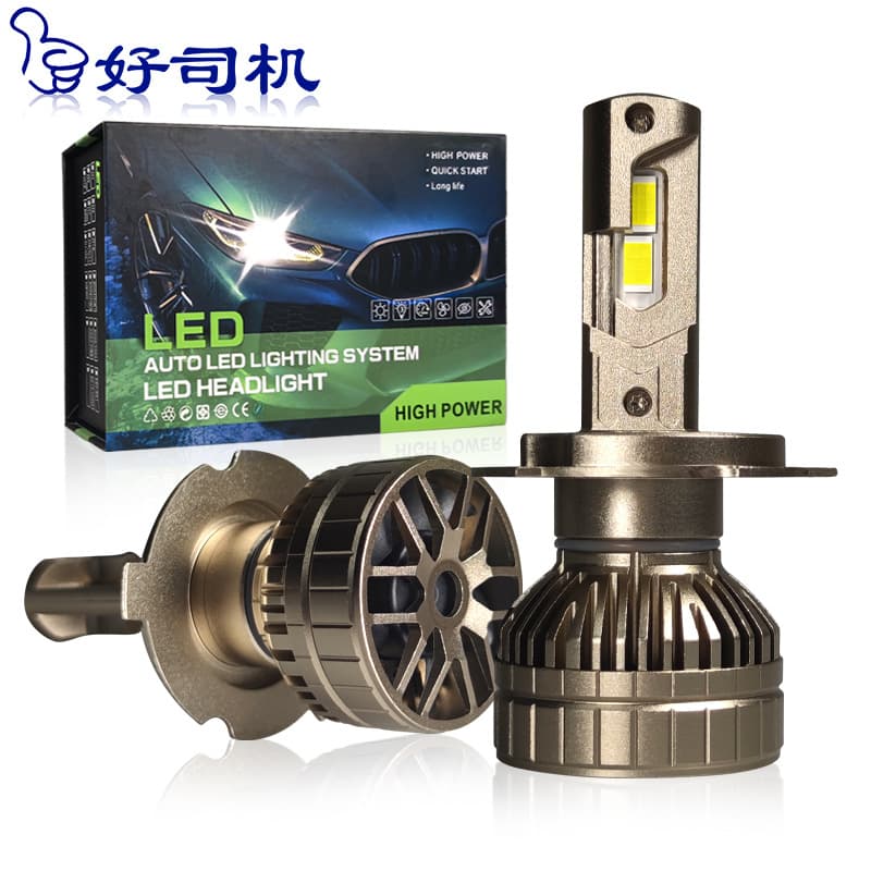 Three Copper Tube 180W High Power Car LED Headlight H7 H4 LED Motorcycle Headlight LED Car Headlight 9005