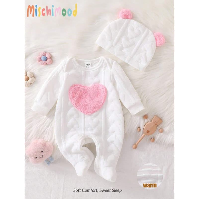 S 31281 Fleece Thickened Baby Romper