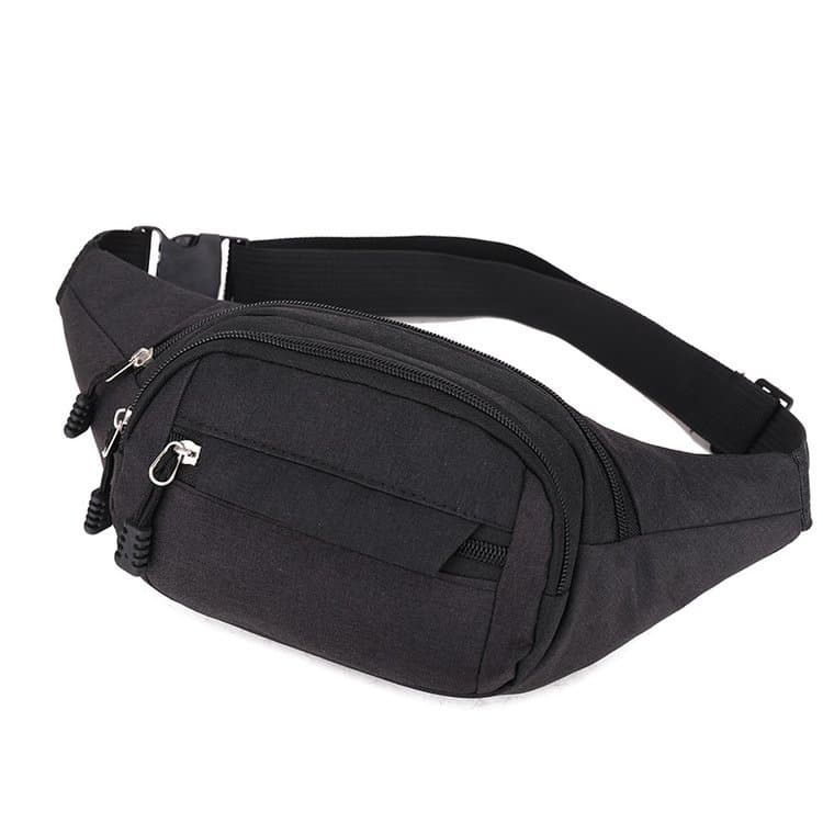 New Waist Pack Men's Oxford Fabric Water-Resistant Chest Crossbody Bag Unisex Youth Running Large Capacity Phone Pouch Hot Selling