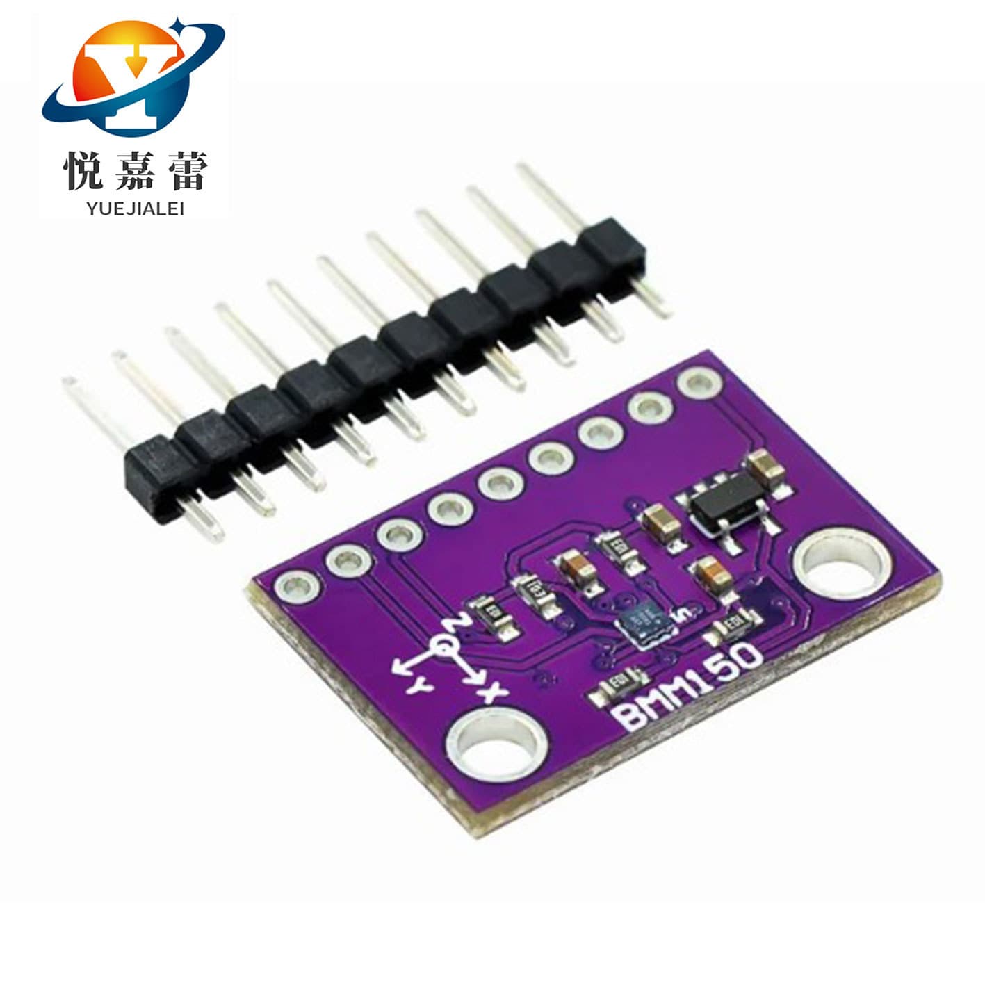 MCU-150 BMM150 Geomagnetic Sensor, Magnetometer, Compass.