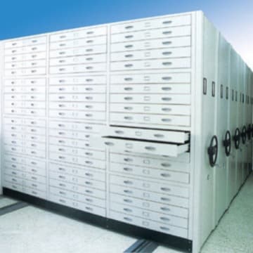 Manufacturer Sells Museum Artifact Storage Equipment, Memorial Hall Manual Archive Cabinets, Smart Artifact Storage Cabinets.