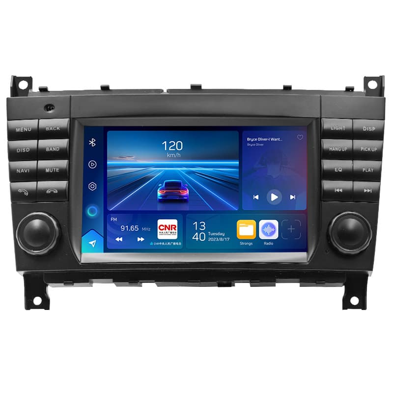7-inch Original Style Double Din Android Large Screen Car Navigation Bluetooth Carplay for Mercedes-Benz C-Class W203