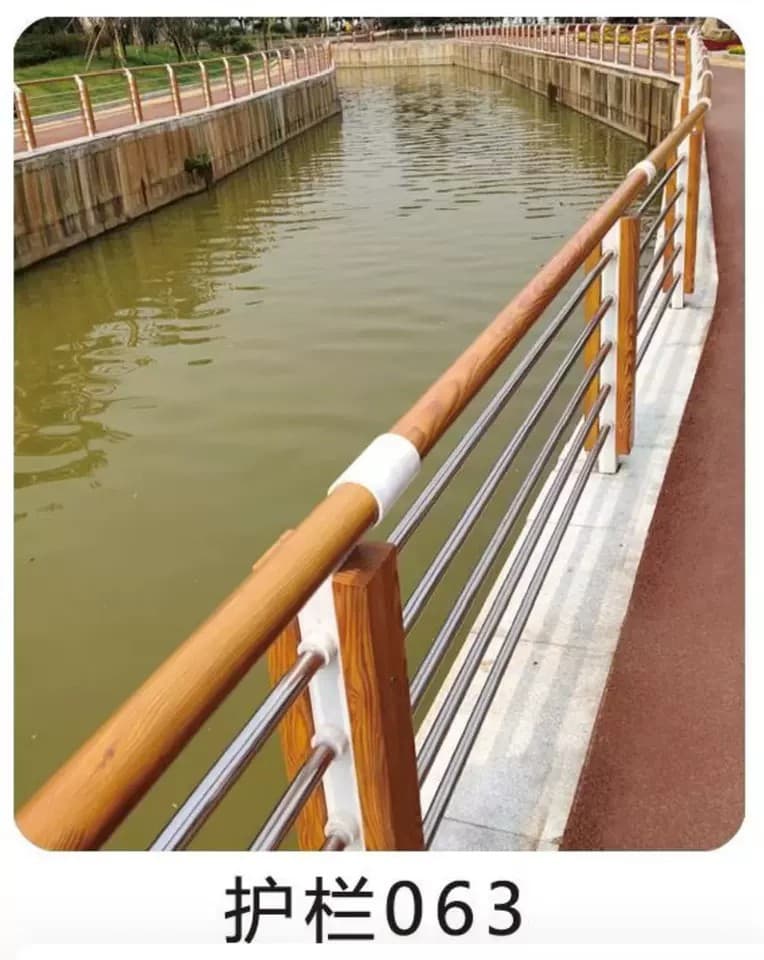 Aluminum alloy guardrail, scenic area stainless steel anti-collision guardrail, bridge stainless steel composite pipe guardrail