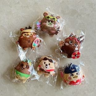In Stock RIIZE First Tour Merch Dark Skin Plush Doll Summer Version Doll Pendant