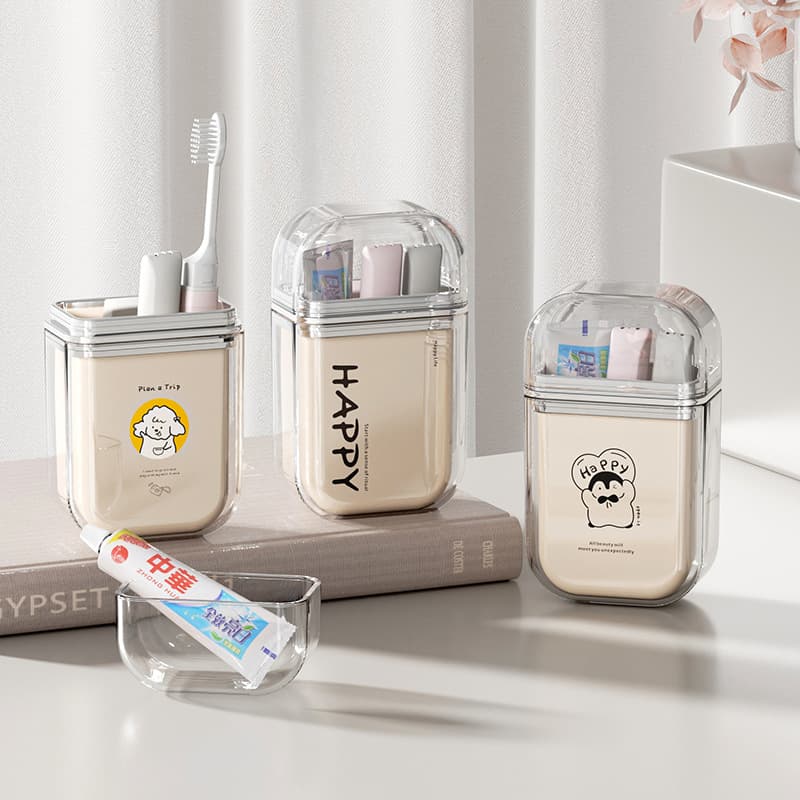 Travel Mouthwash Cup Toothbrush Cup Portable Dental Cup Brushing Cup Business Trip Wash Set Travel Cup