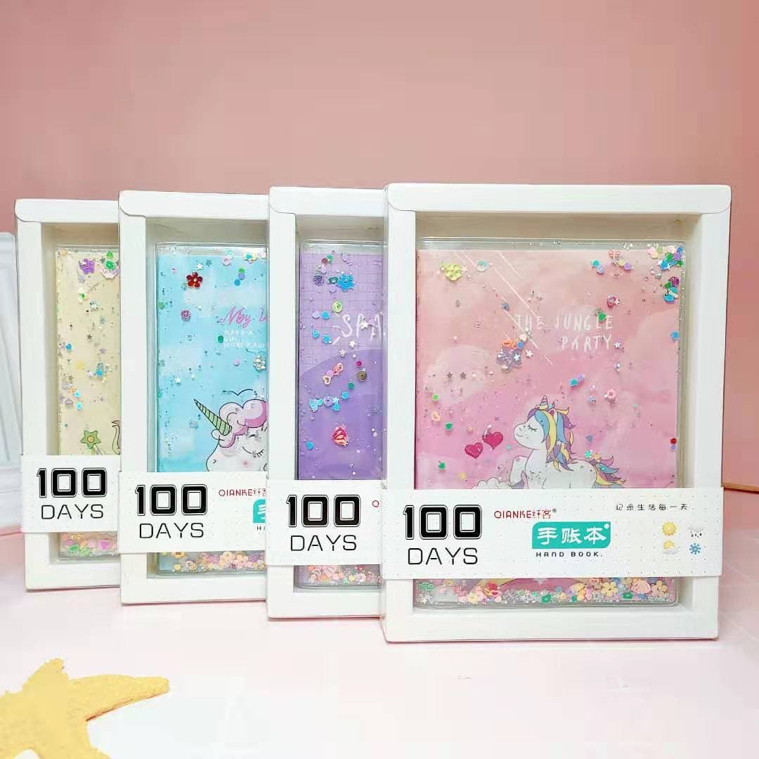 Quicksand Notebook Cartoon Cute Notebook Student Stationery Glue-bound Notepad Gift Quicksand Notebook Wholesale