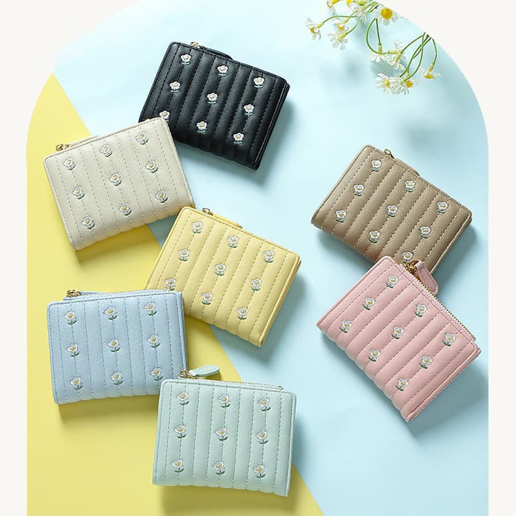 New coin purse simple autumn wallet cross-border foreign trade zipper women's small wallet short i ns women's batch