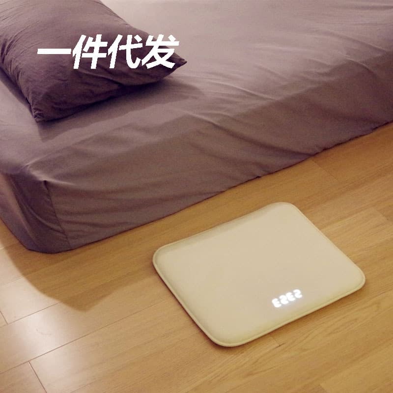 SmartClock Smart Carpet Mat Lazy Music Alarm Clock Creative Loud Student Wake-Up White Collar Digital Electronic