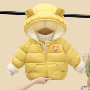 Kids Down Cotton Coat Glow Light Up 2026 New Style Boys Girls Winter Thickened Baby Warm Cotton Padded Jacket