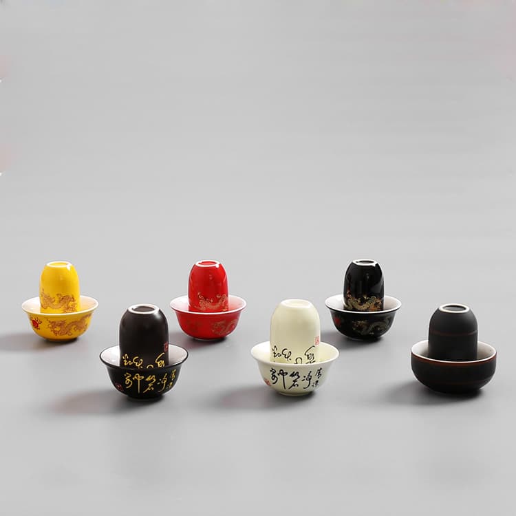 Wholesale Aroma Cup Tea Cup Host Cup Small Single Cup Ceramic Tea Tasting Cup Kung Fu Tea Set Tea Ceremony Accessories Tea Bowl