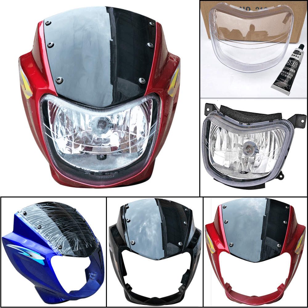 Zuanbao Motorcycle 150 Zuanbao HJ125K-2A Yinbao HJ125-7A-7D Fairing Headlight Cover Assembly