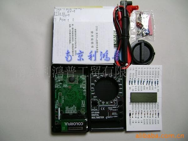 Factory Direct Low Price Supply DT830B Kit Digital Multimeter Teaching Kit Electronics Teaching Kit