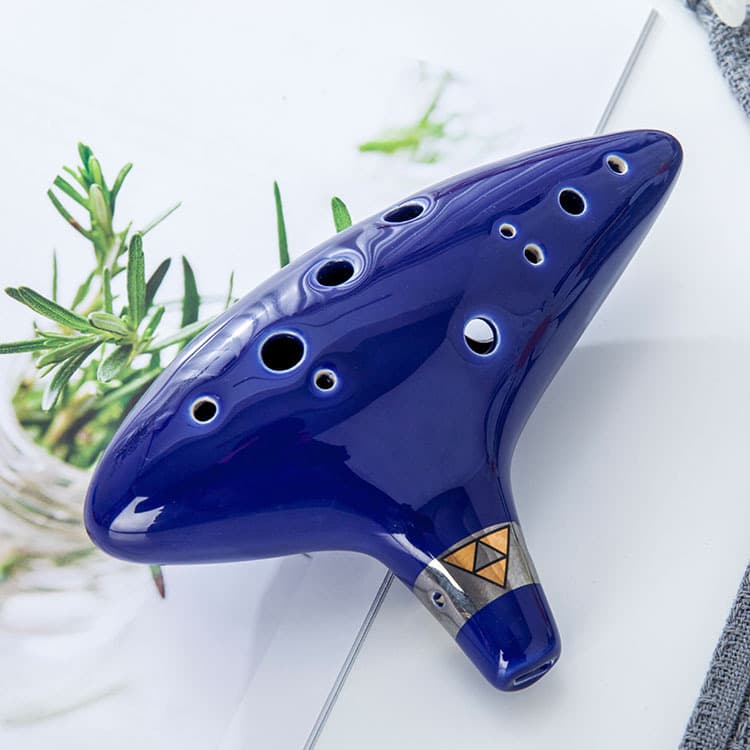 Cross-Border 12-Hole Ocarina Musical Instrument Manufacturer Ocarina Time Flute Alto C Ocarina Wholesale AC Tone Wind Instrument