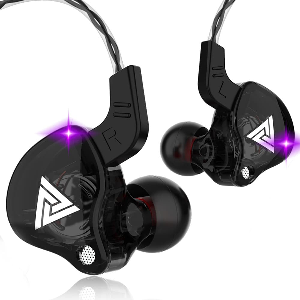 Qkz Ak6 Sports Headphones In-Ear Wire-Controlled Mobile Phone Headphones with Microphone and Subwoofer Factory Direct Supply