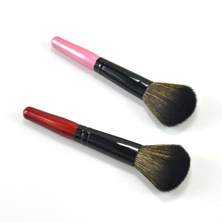 Minaqi Manufacturer Sells Blush Rouge Brush Bulk Wooden Handle Makeup Brush Powder Brush Single Individually Packaged