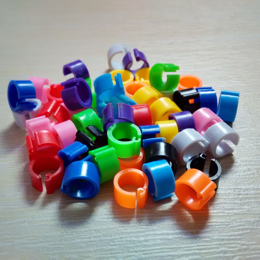 [manufacturer] 8#-7 Wordless Bayonet Identification Ring Pigeon Foot Ring 10 Colors Optional Pigeon Supplies Pigeon Bird Utensils