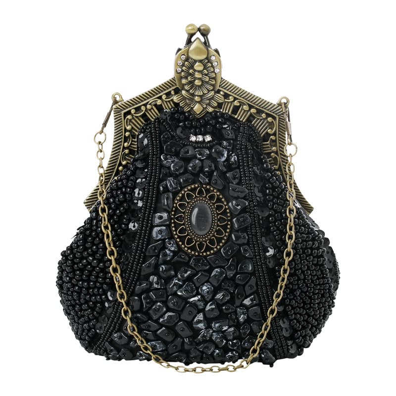 Trending Retro Heavy Industry Bead Embroidered Dinner Bag, Chic Cheongsam Bag, Gift Bag, Hot Batch for Wholesale