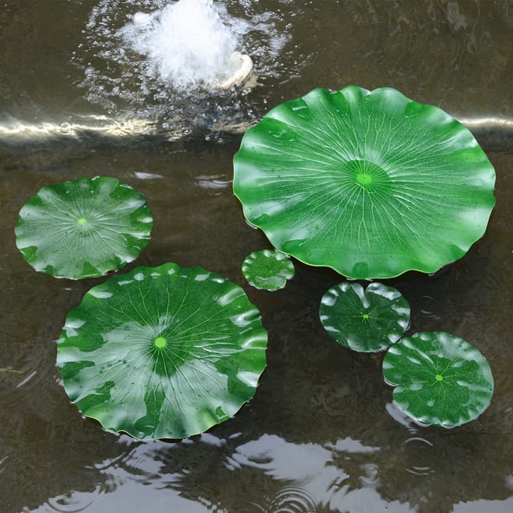 Artificial Lotus Leaf EVA Floating Water Lily Pad for Pond, Fish Tank, Landscape Decoration, Performance Props, Factory Direct Supply